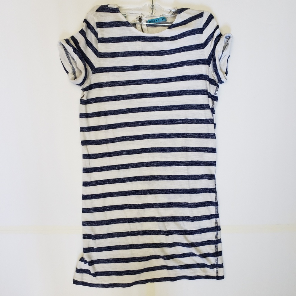 Alice+Olivia Medium striped t-shirt Dress